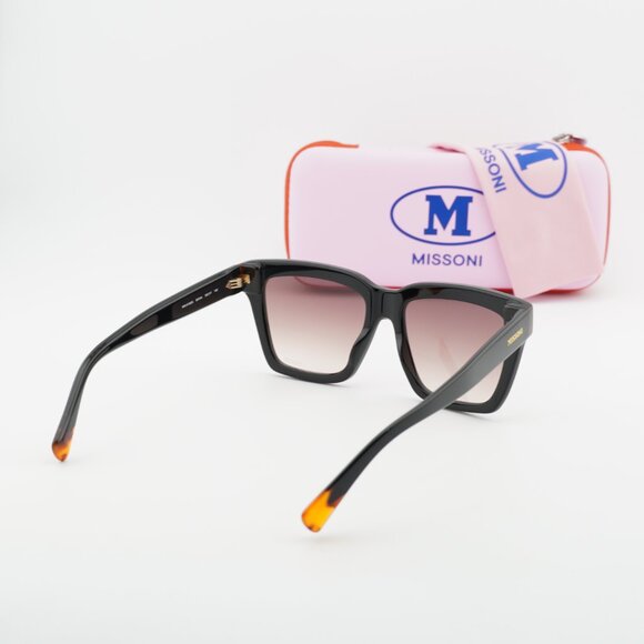 Missoni MIS 0132/S 0807 HA Square Sunglasses - Black/Brown main image 6